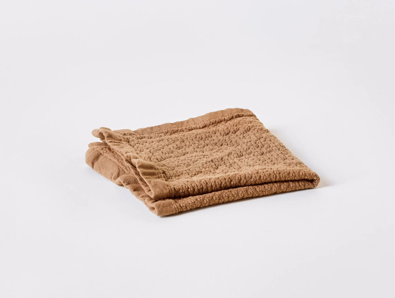 Coyuchi Wash Cloth Ginger Adriatic Organic Towels