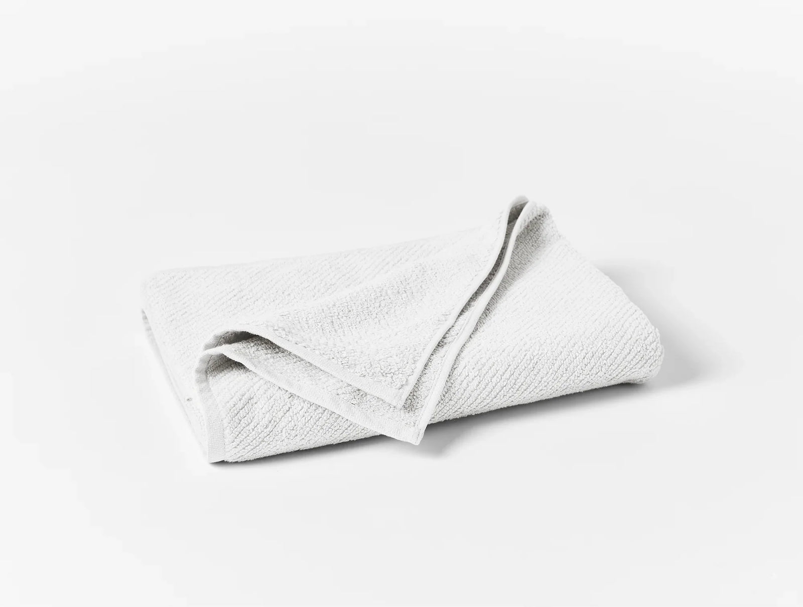 Coyuchi Guest Towel Alpine White Air Weight Organic Towels & Bath Mats