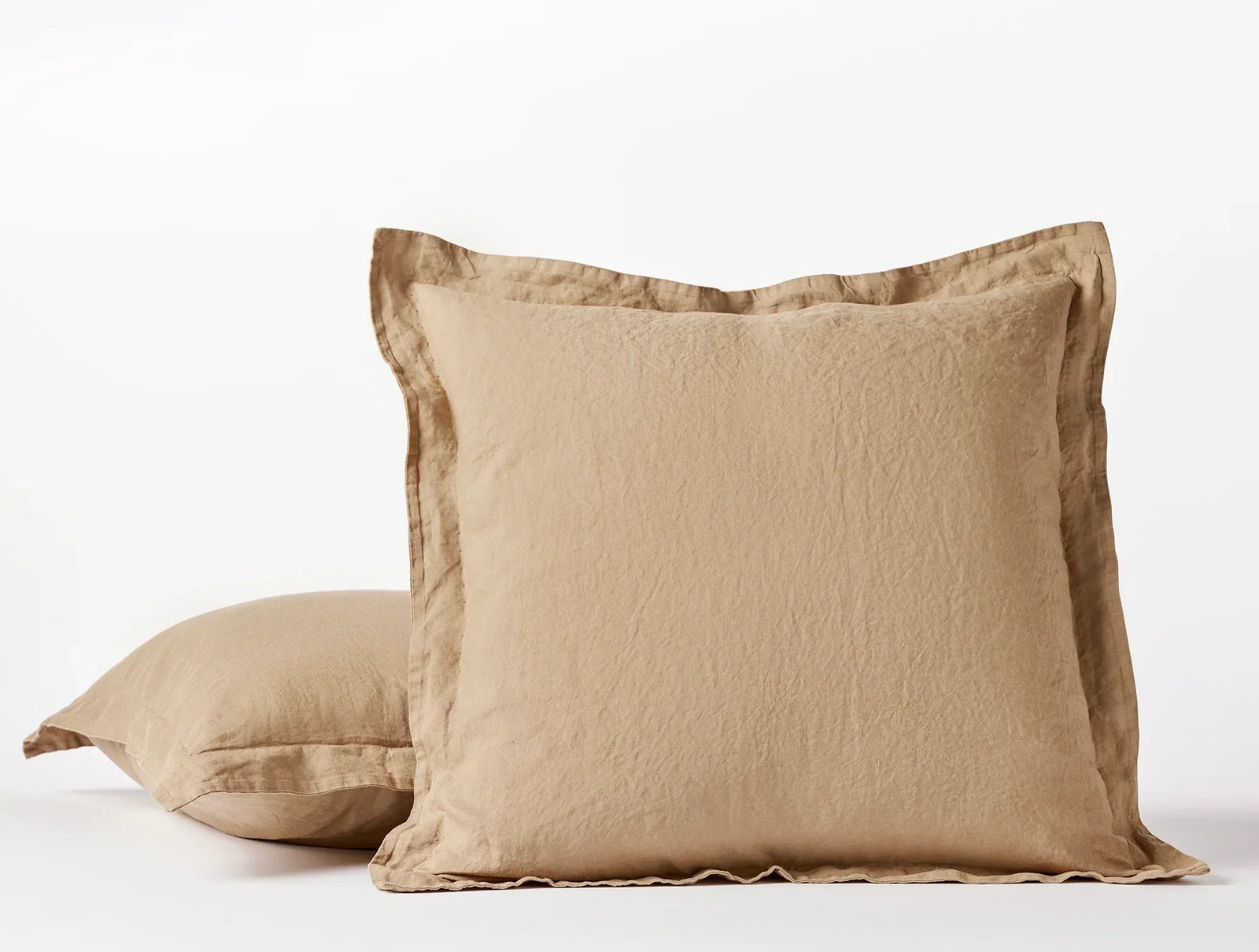 Coyuchi Euro Sham Doe Organic Relaxed Linen Duvet Cover