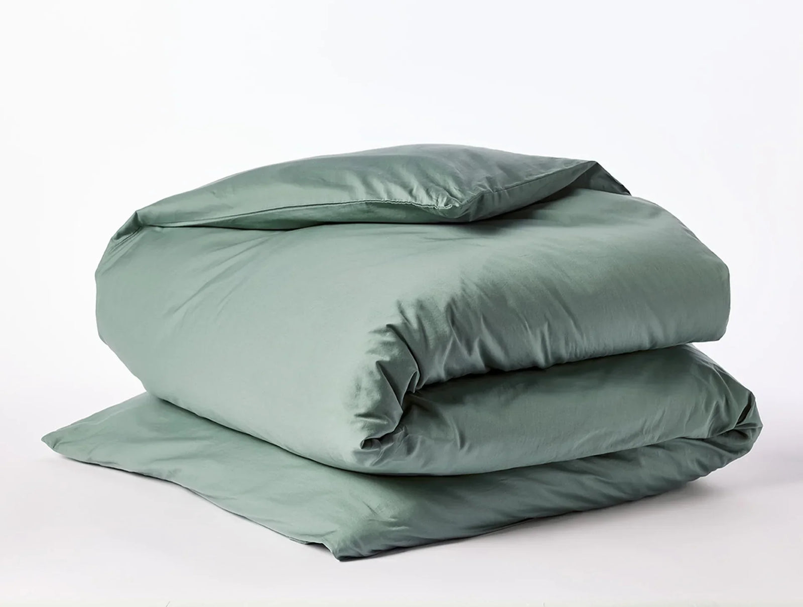 Coyuchi Sage Cloud Soft Organic Sateen Duvet Cover