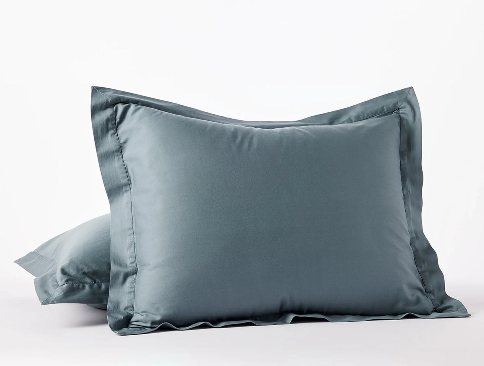 Coyuchi King Shams Gulf Cloud Soft Organic Sateen Duvet Cover