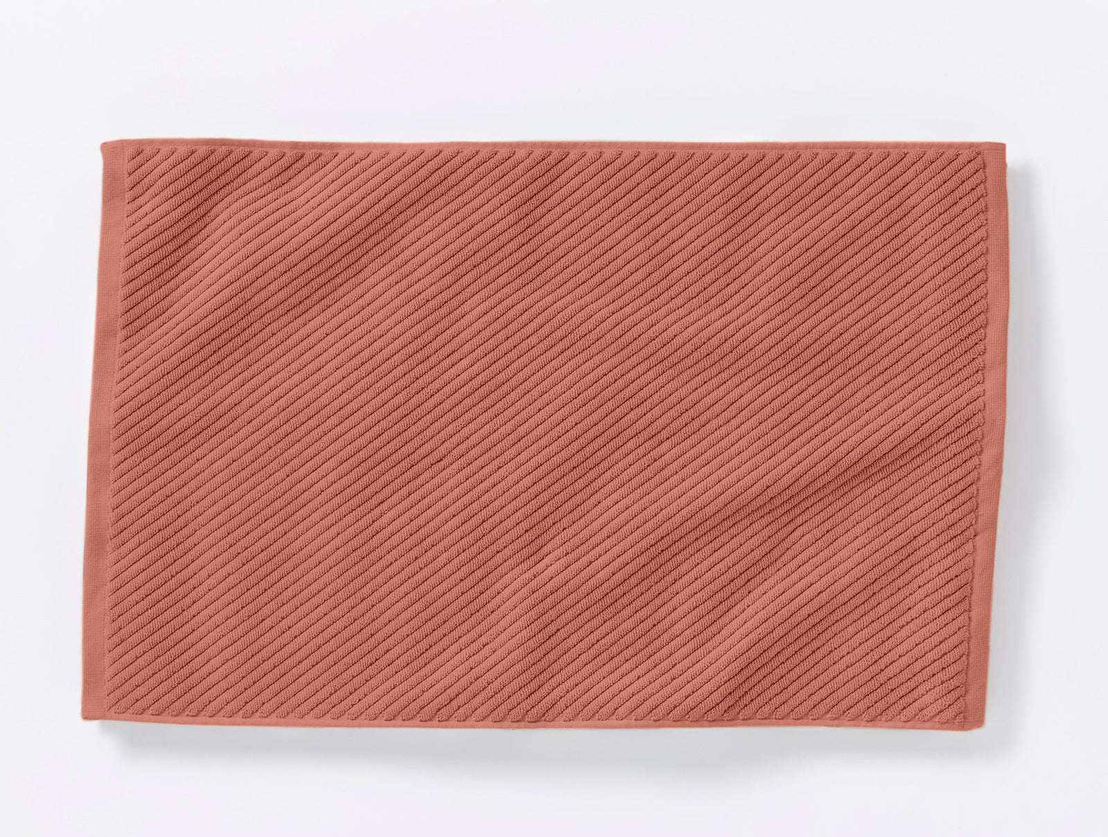 Coyuchi Twill Bath Mat Sedona Air Weight Organic Towels & Bath Mats