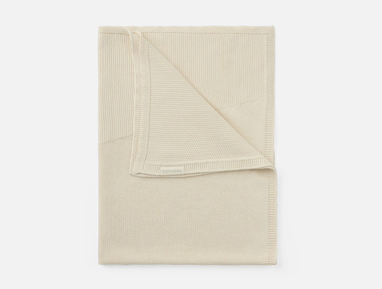 Coyuchi Arroyo Organic Knit Baby Blanket