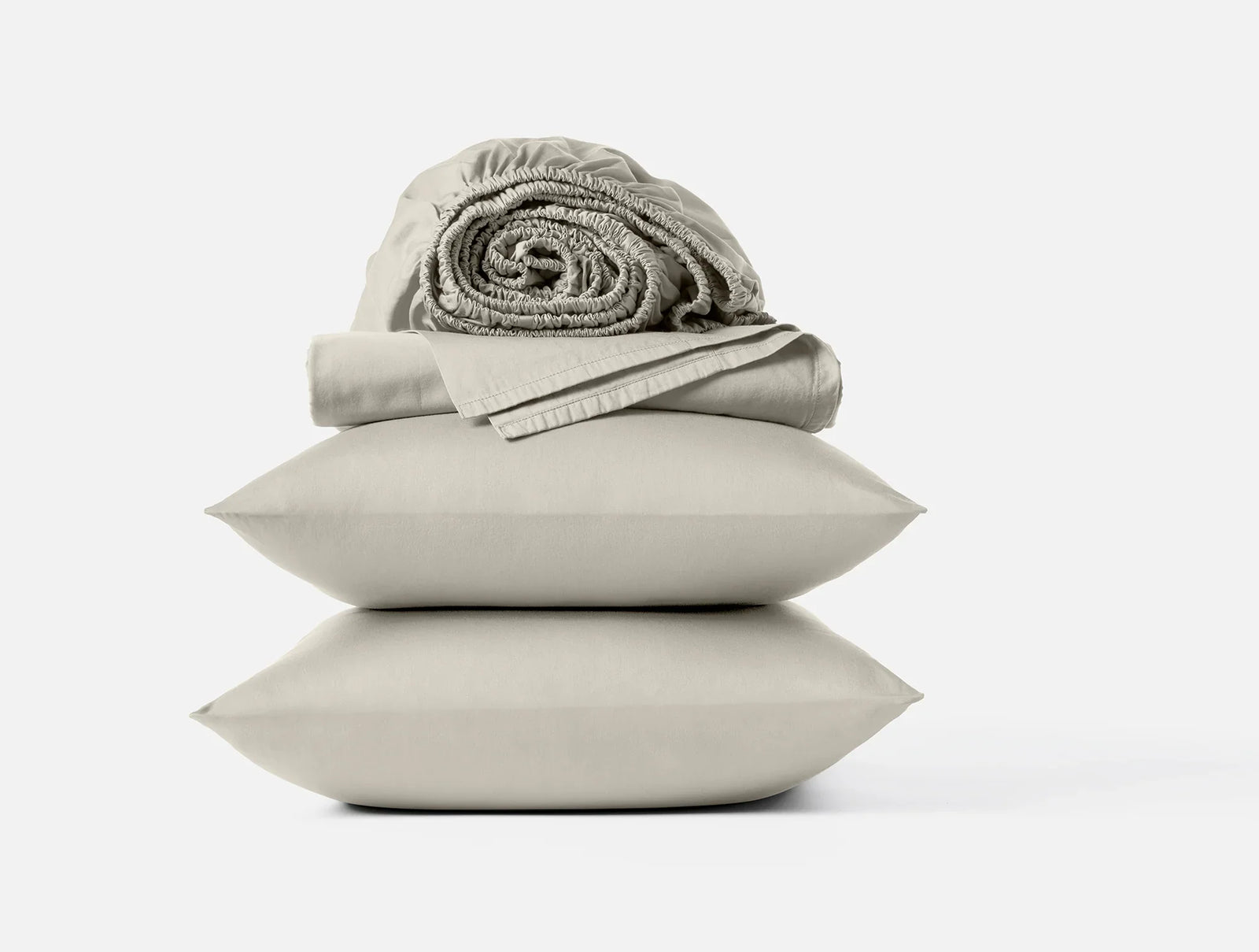 Coyuchi Full Stone Cloud Soft Organic Sateen Sheet Set