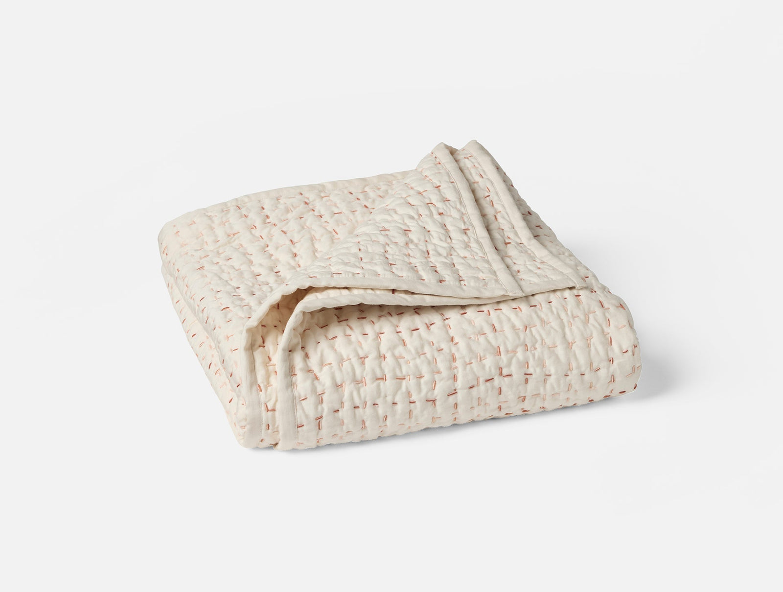 Coyuchi Undyed w Warms Pebbled Handstitched Organic Toddler Quilt