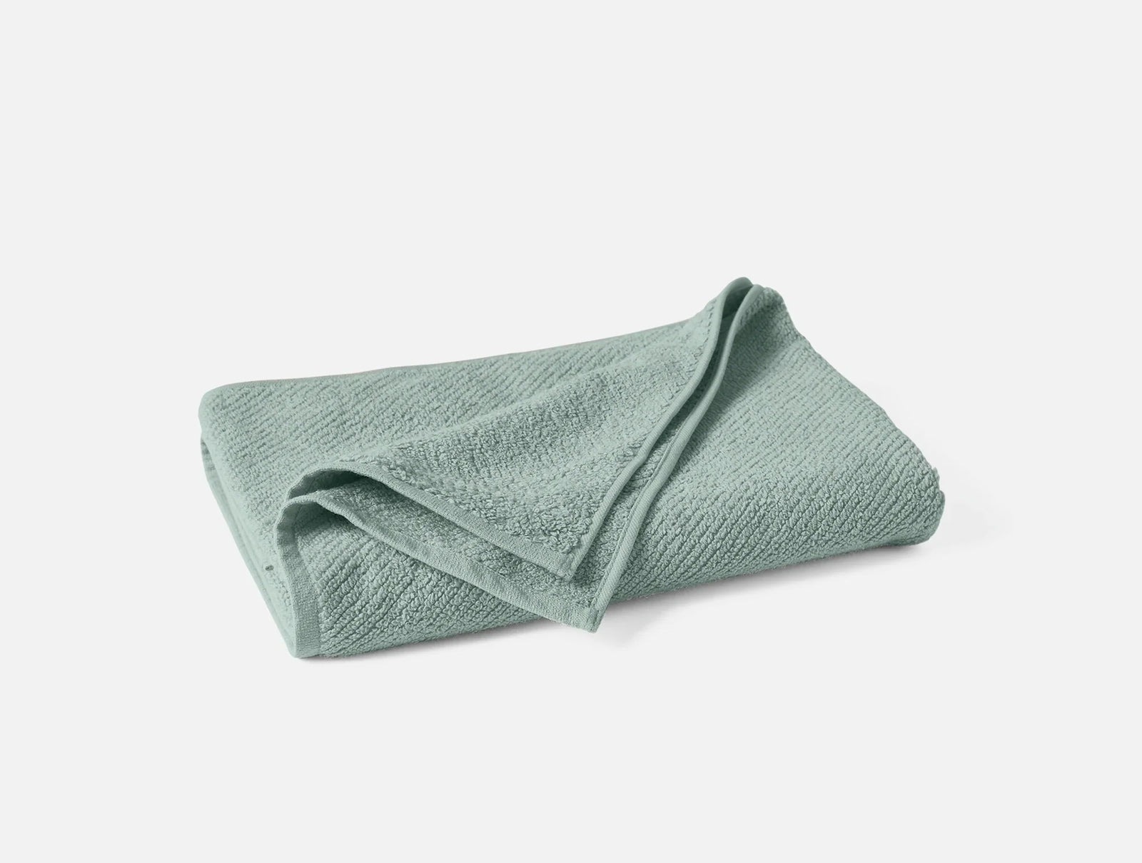 Coyuchi Hand Towel Sea Mist Air Weight Organic Towels & Bath Mats