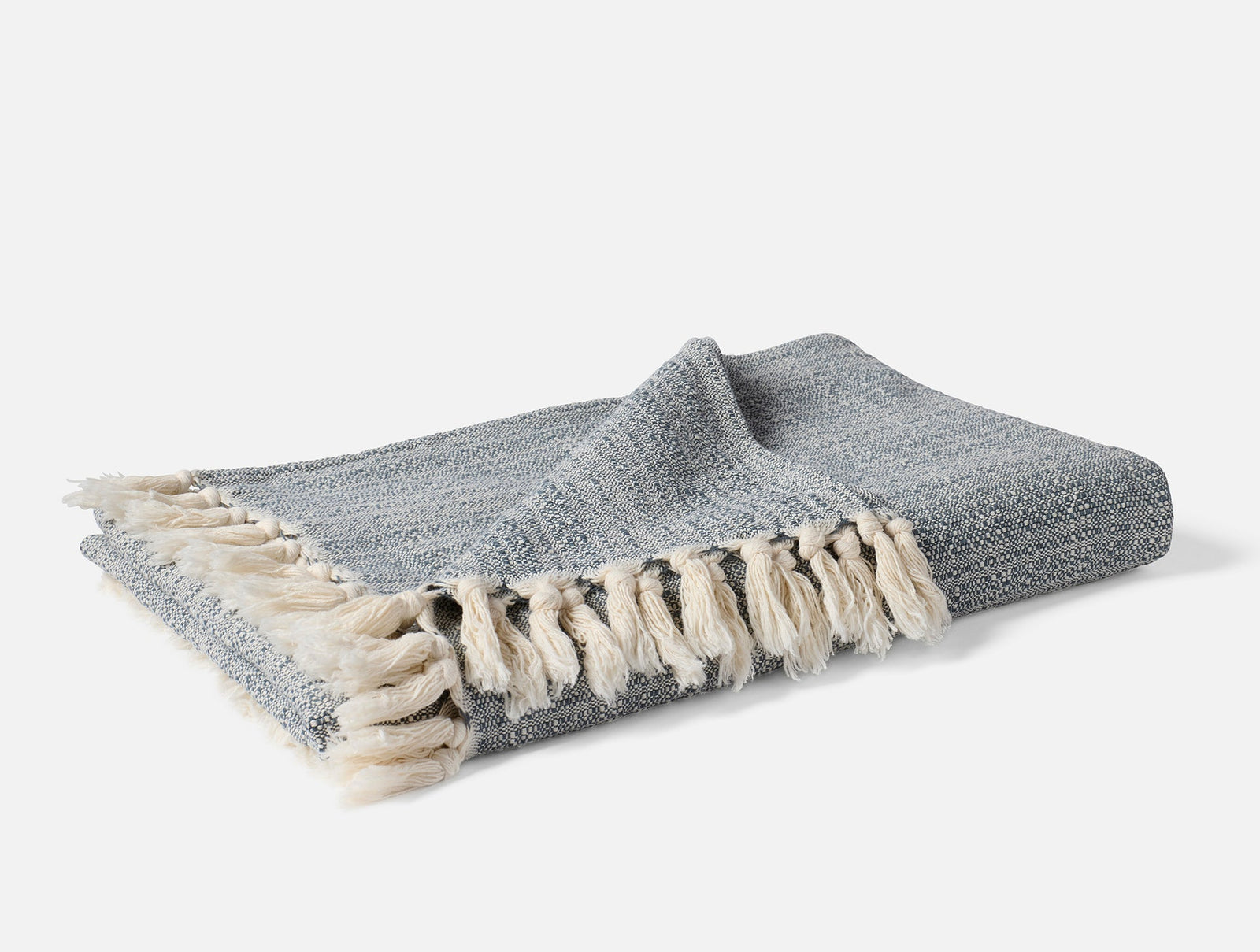 Coyuchi Undued w Gulf Lido Organic Throw
