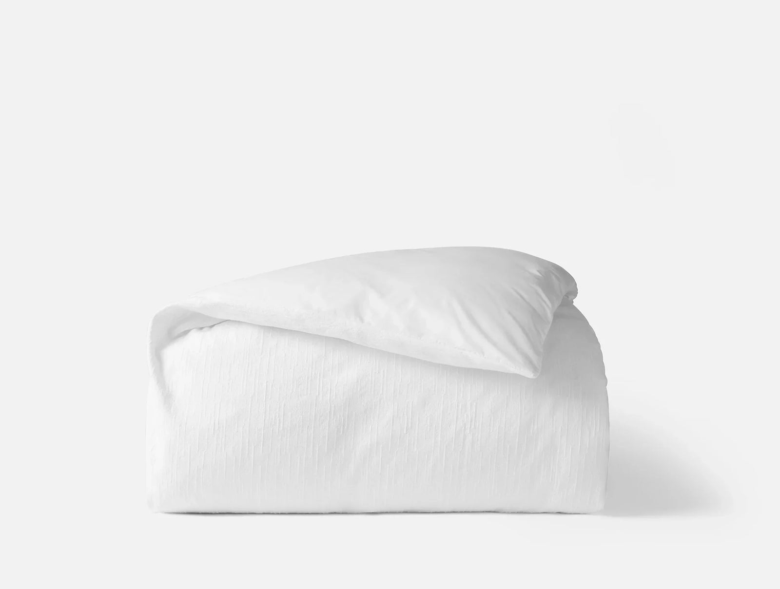 Coyuchi Alpine White Toro Canyon Organic Duvet Cover