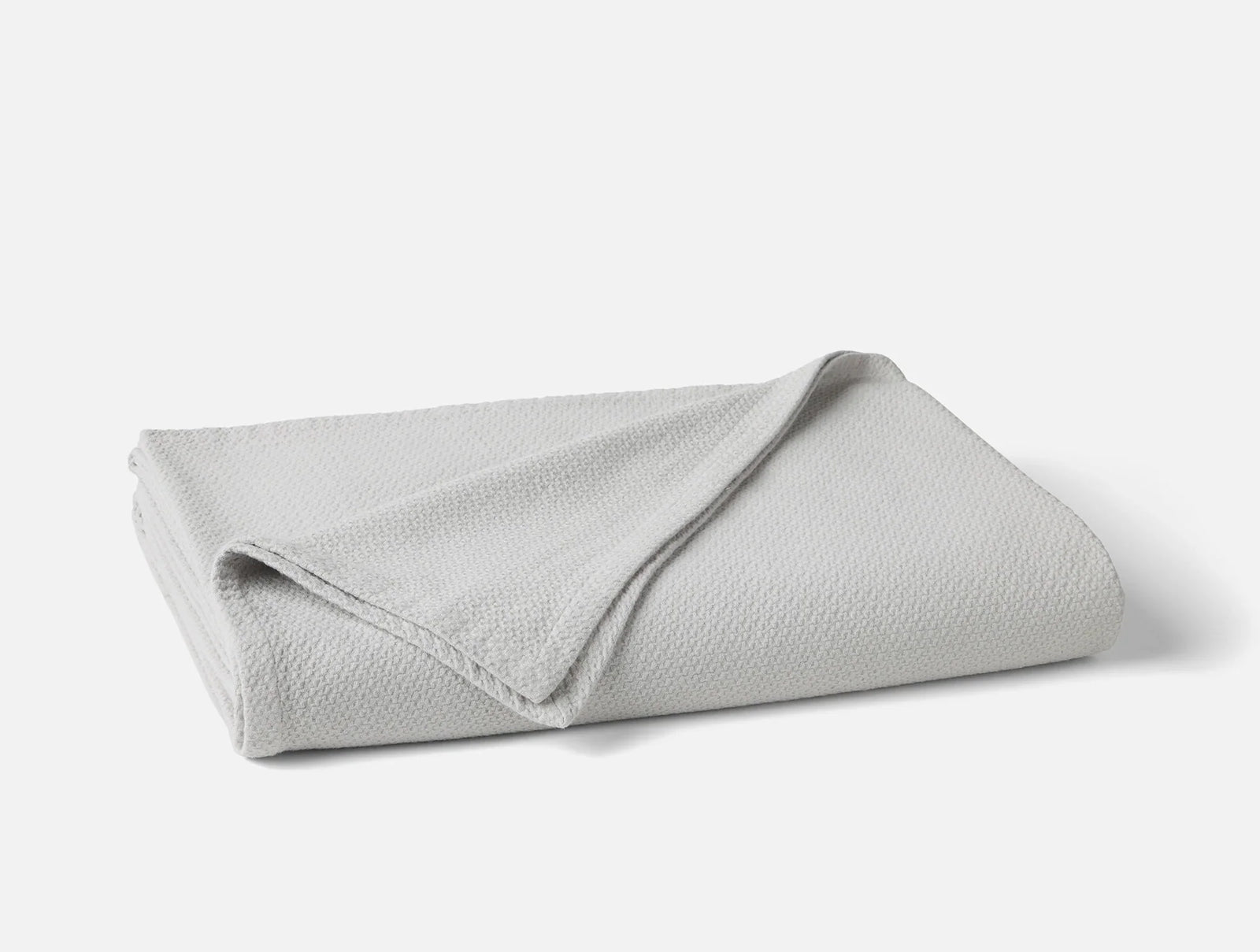 Coyuchi King Cal King Cloud Gray Classic Organic Blanket
