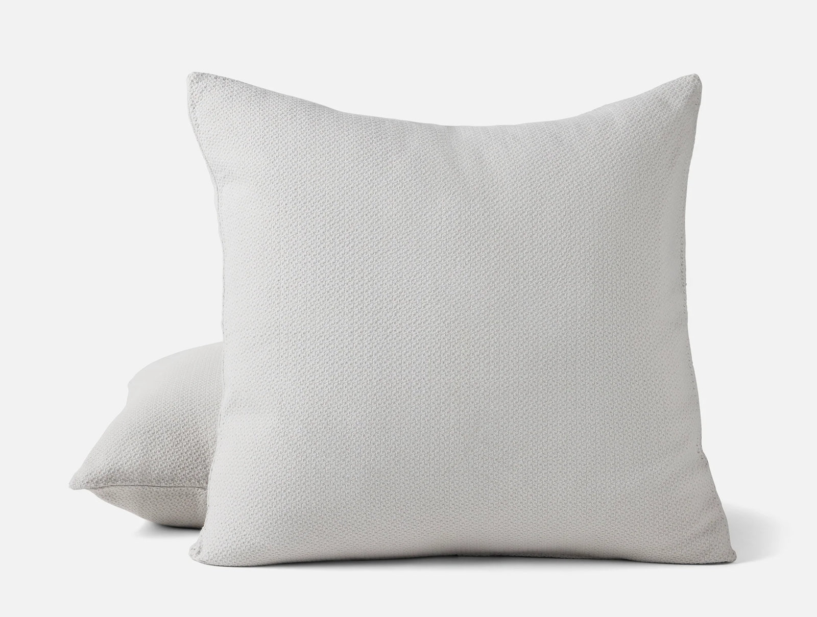 Coyuchi Euro Sham Cloud Gray Classic Organic Blanket