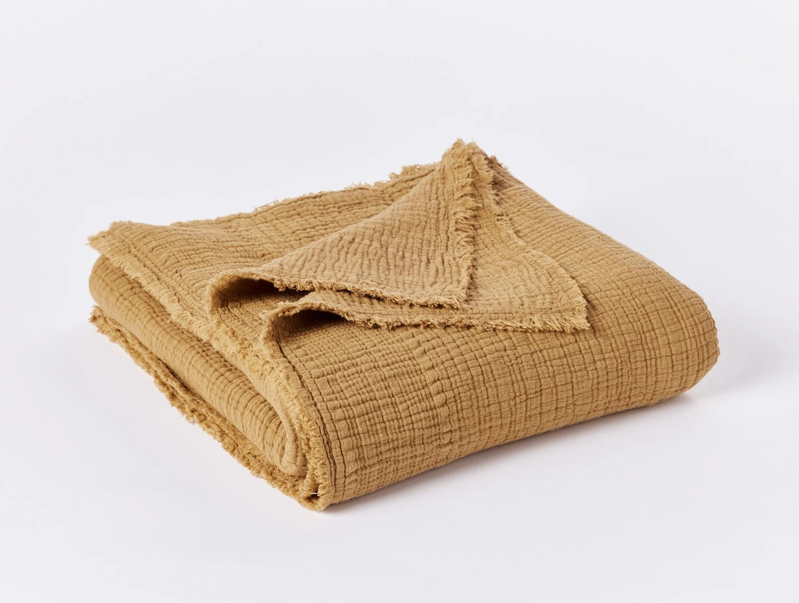 Coyuchi Throw Hazel Topanga Organic Matelasse Blanket
