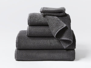 Coyuchi Shadow Temescal Organic Towels & Bath Mat