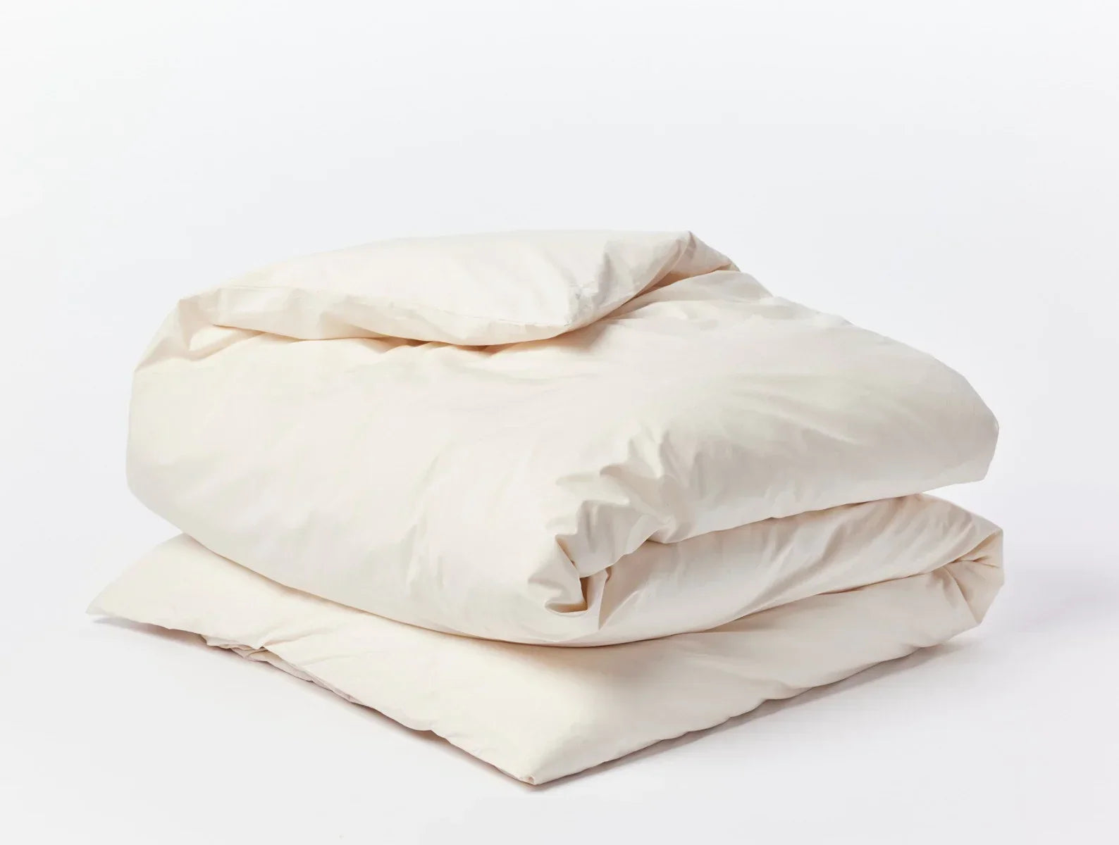 Coyuchi Undyed Refined Organic Percale Duvet Cover