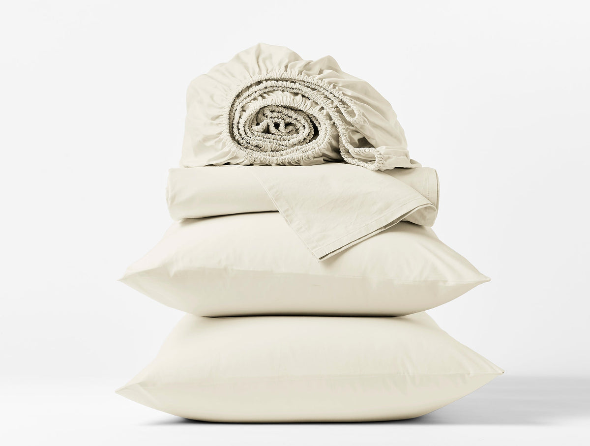 Coyuchi Refined Organic Percale Sheet Set