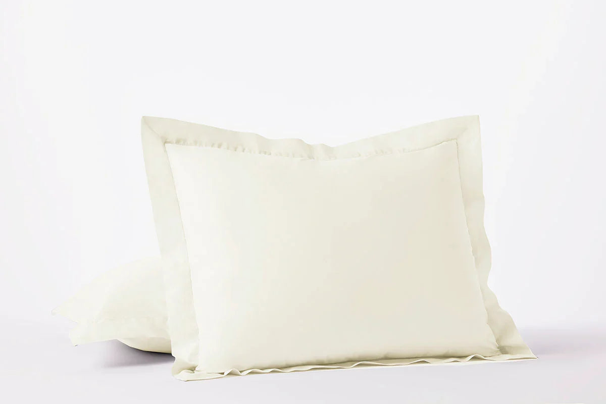 Coyuchi King Sham Undyed Refined Organic Percale Duvet Cover