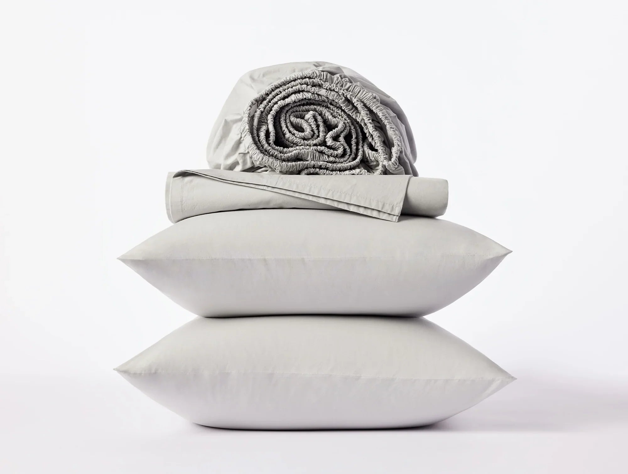 Coyuchi Queen Seal Refined Organic Percale Sheet Set