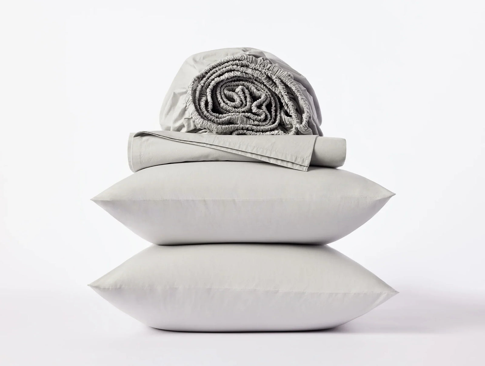 Coyuchi King Seal Refined Organic Percale Sheet Set