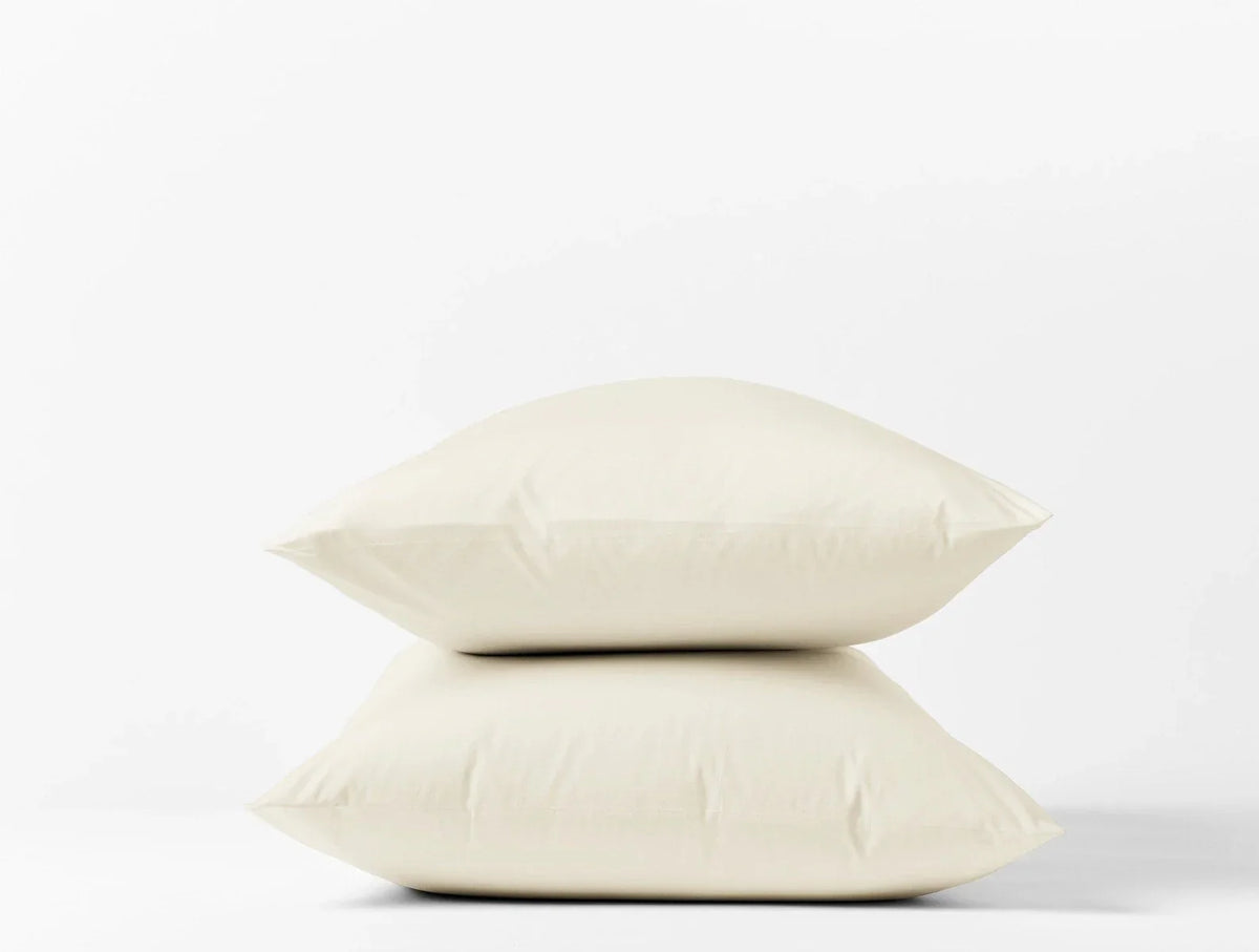 Coyuchi Undyed Refined Organic Percale Sheet Set