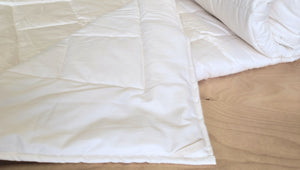 Soaring Heart Natural Beds Organic Quilted Cotton Comforter