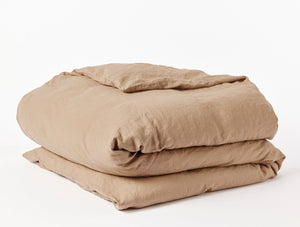 Coyuchi Doe Organic Relaxed Linen Duvet Cover