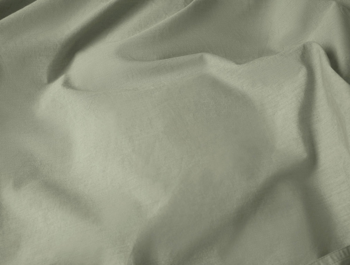 Organic Crinkled Percale™ Duvet Cover