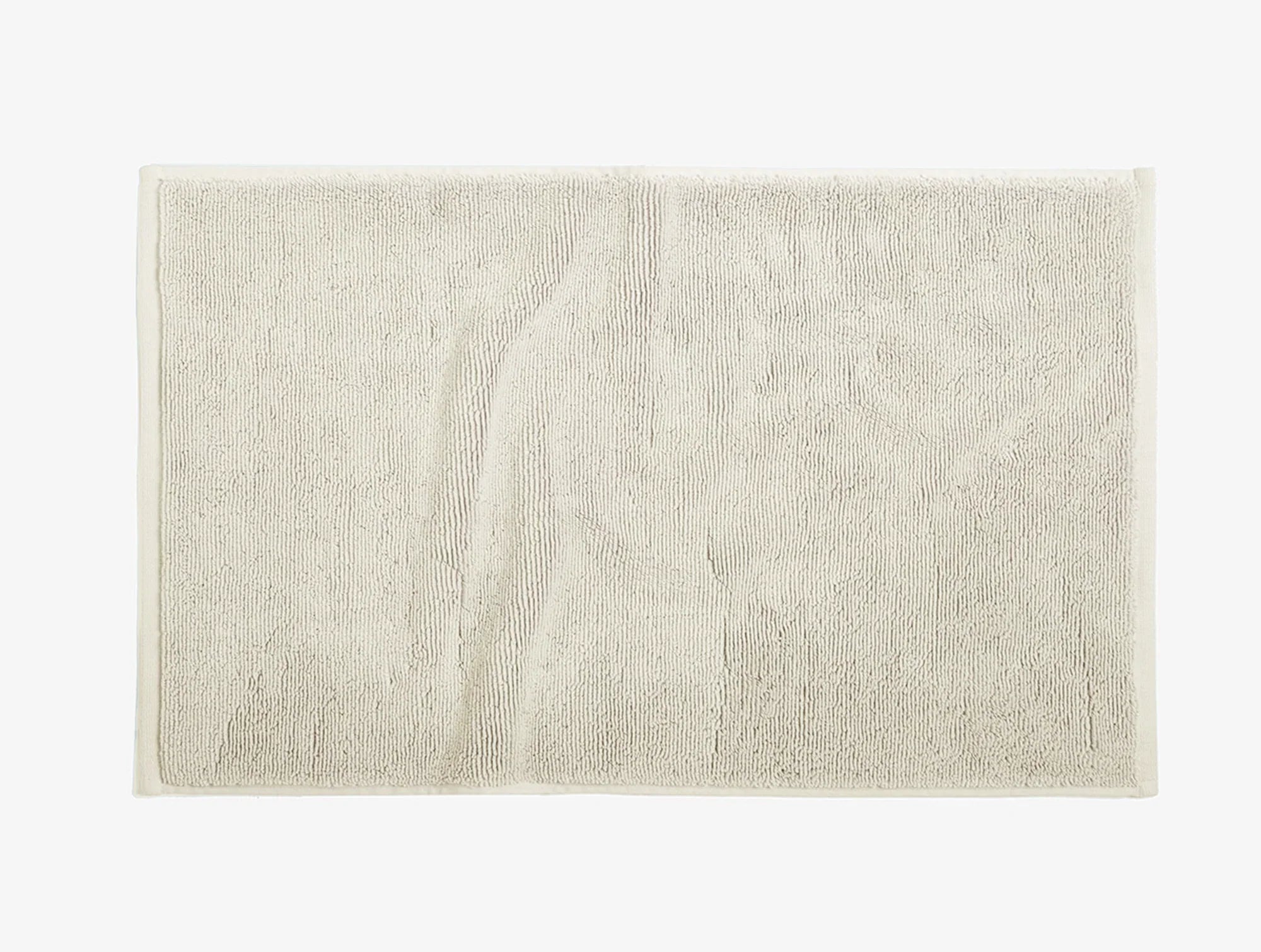 Coyuchi Bath Mat 24" x 36" Undyed Cloud Loom Organic Towels & Bath Mat