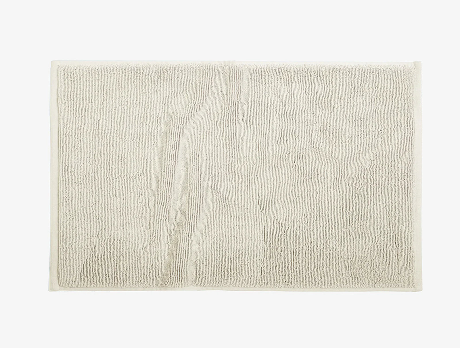 Coyuchi Bath Mat 19" x 32" Undyed Cloud Loom Organic Towels & Bath Mat