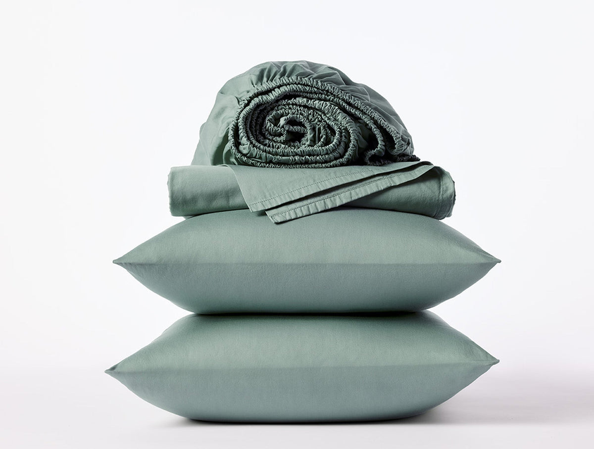 Coyuchi Cloud Soft Organic Sateen Sheet Set