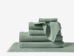 Coyuchi Sage Organic Air Weight Towels & Bath Mats