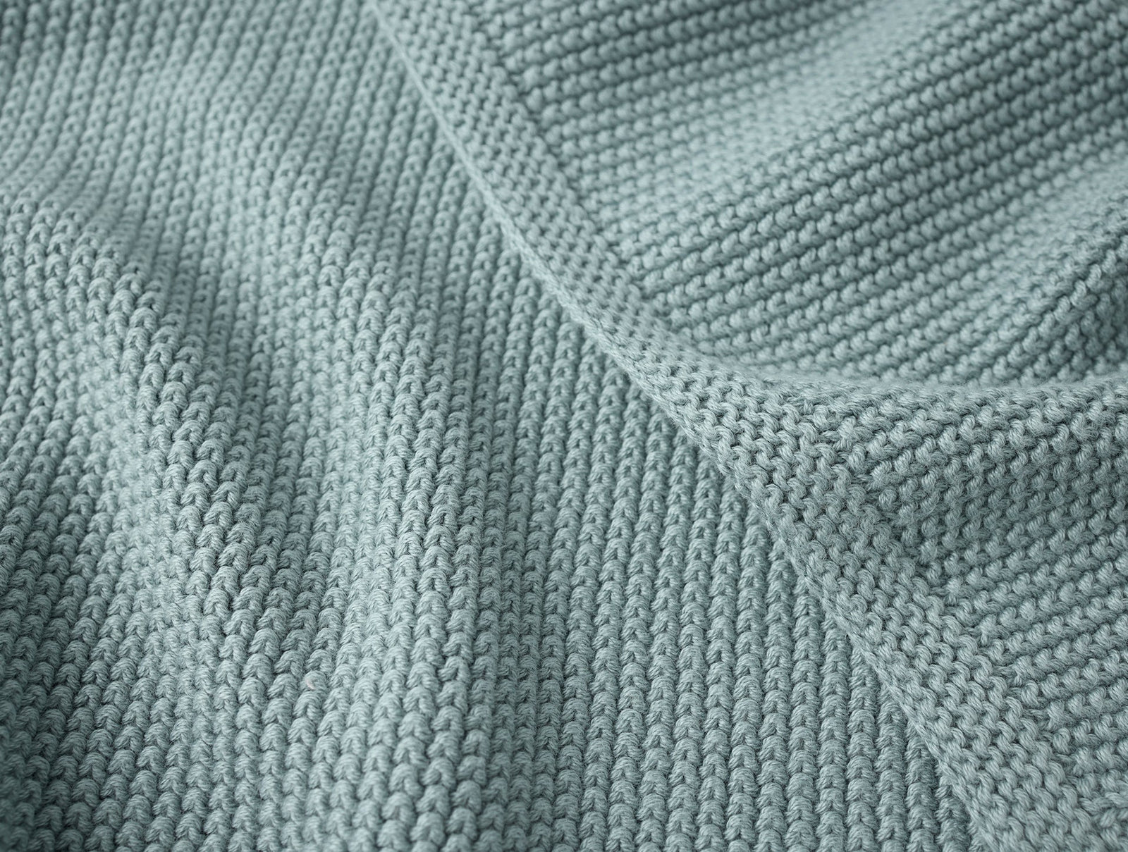 Coyuchi Lagoon Arroyo Organic Knit Baby Blanket