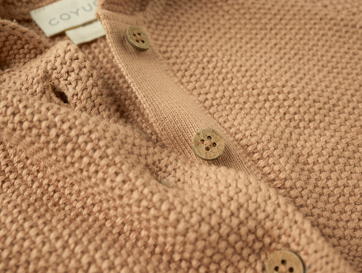 Coyuchi Ginger Arroyo Organic Knit Baby Snuggle Sack