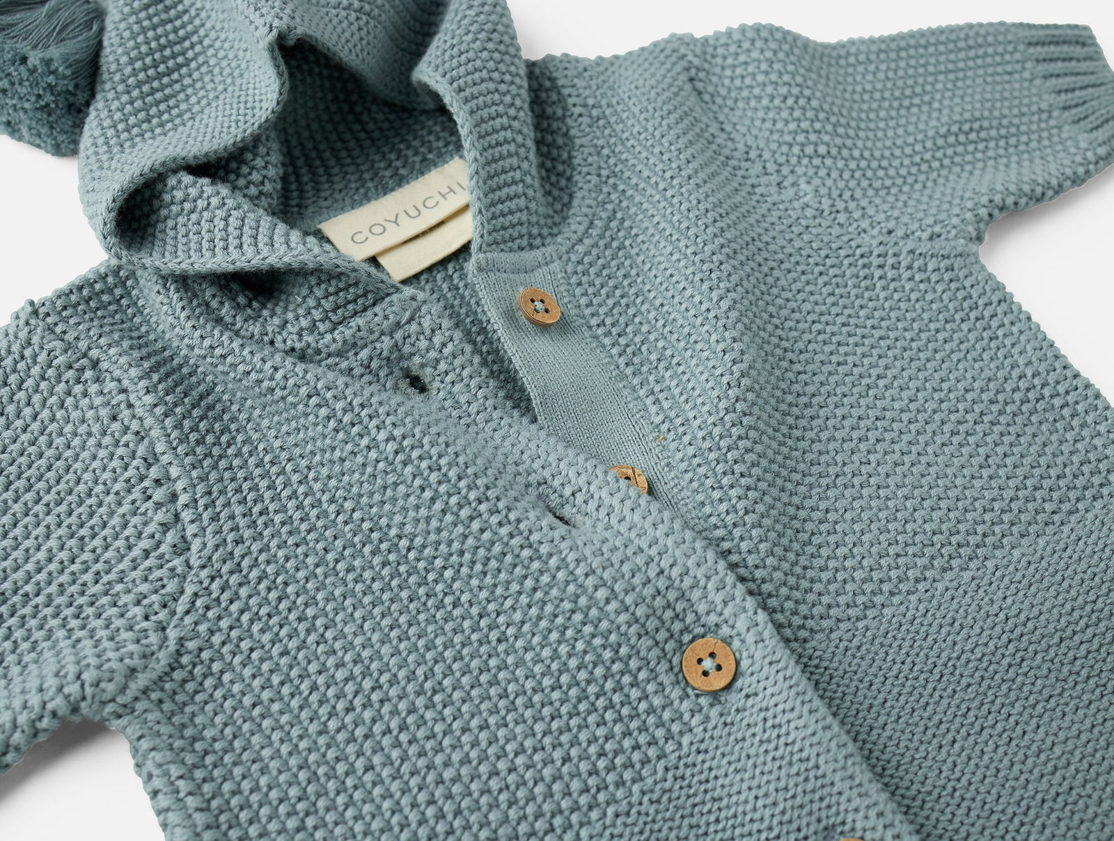 Coyuchi Lagoon Arroyo Organic Knit Baby Snuggle Sack