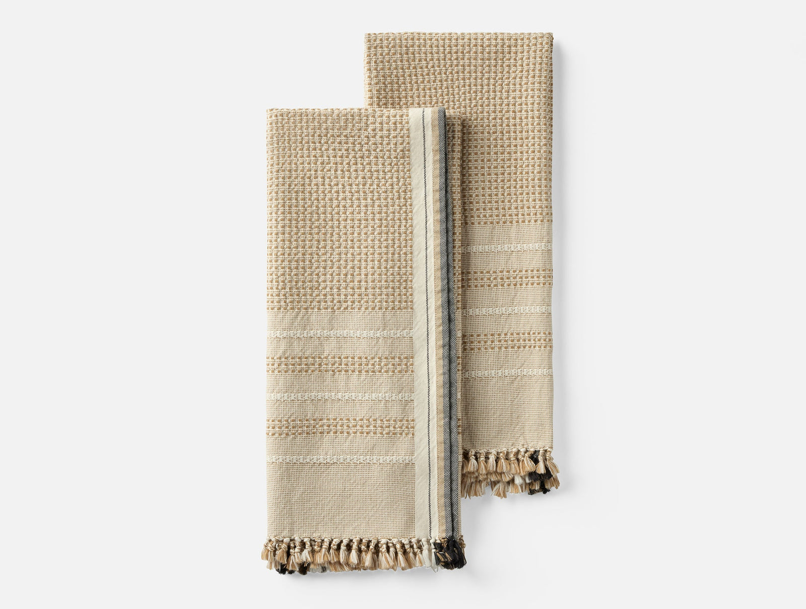 Coyuchi Hazel w Undyed Bay Organic Hand Towels, Set Of 2