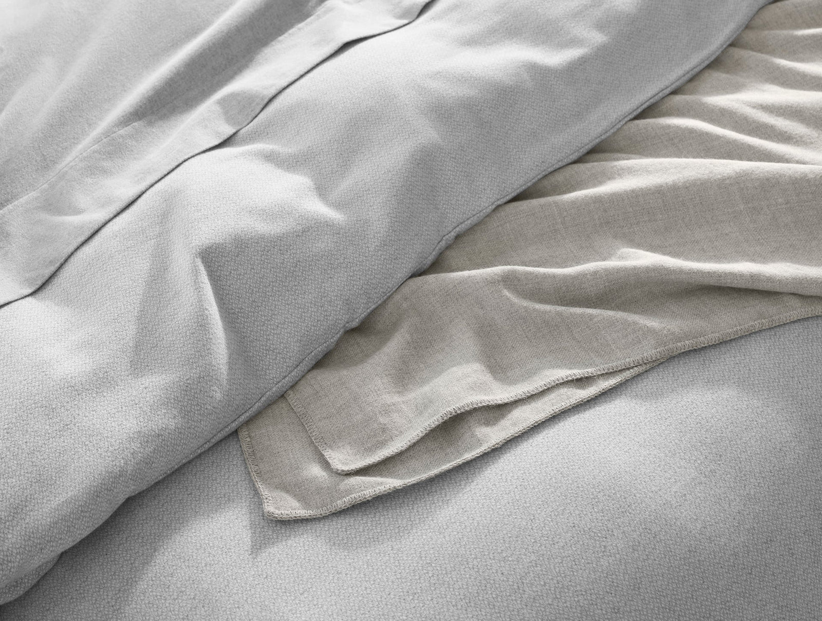 Coyuchi Cloud Brushed Organic Flannel Duvet Cover