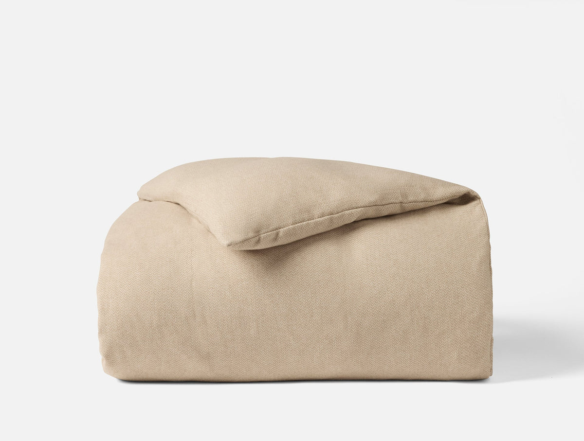 Coyuchi Cloud Brushed Organic Flannel Duvet Cover