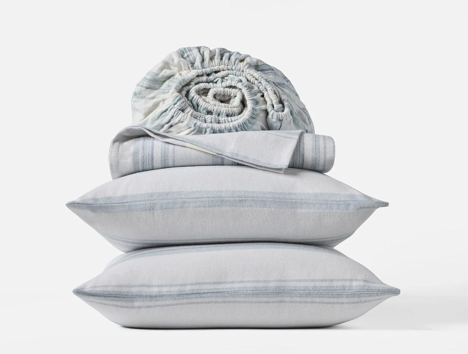 Coyuchi Cloud Brushed Organic Flannel Sheet Set