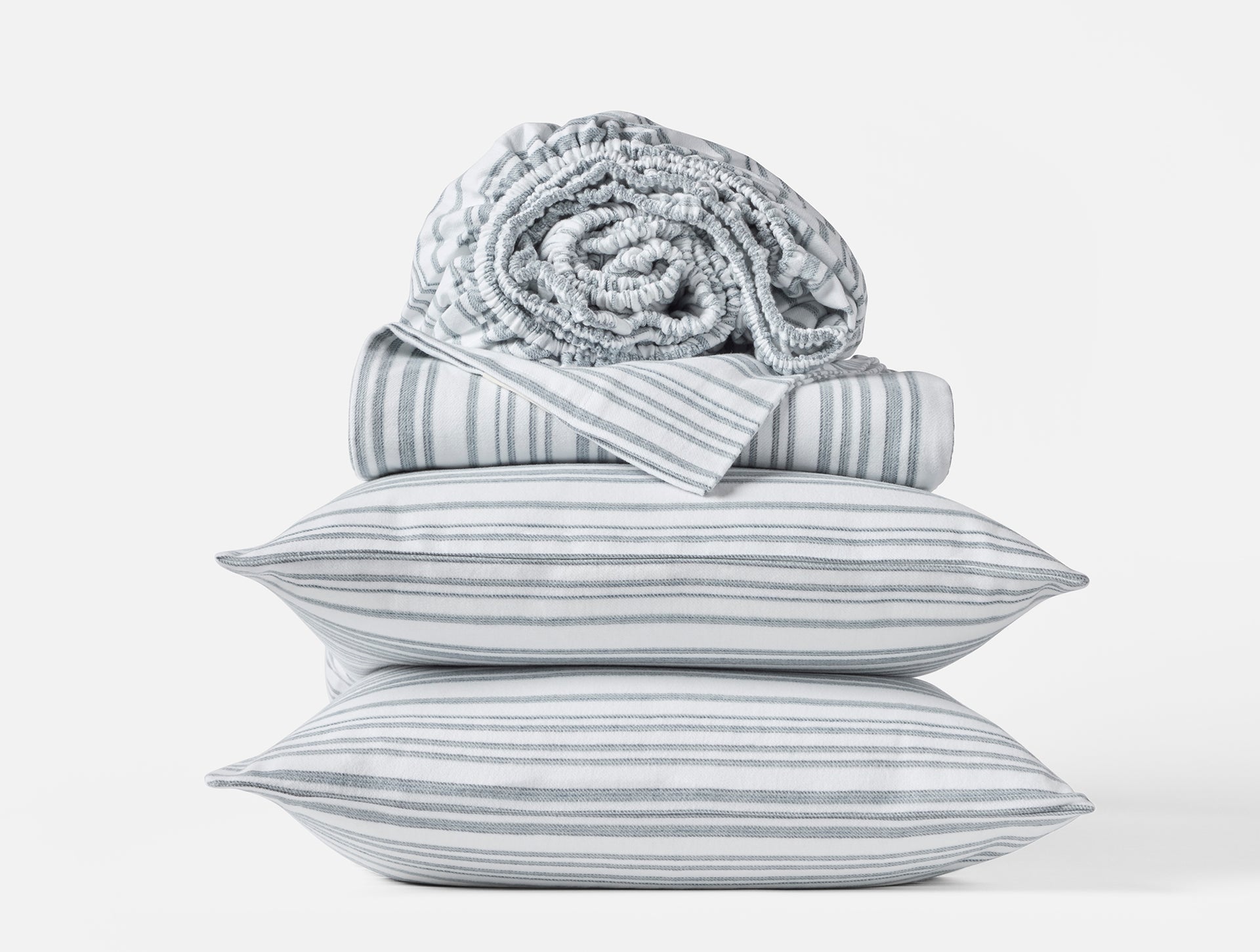 Coyuchi Cloud Brushed Organic Flannel Sheet Set