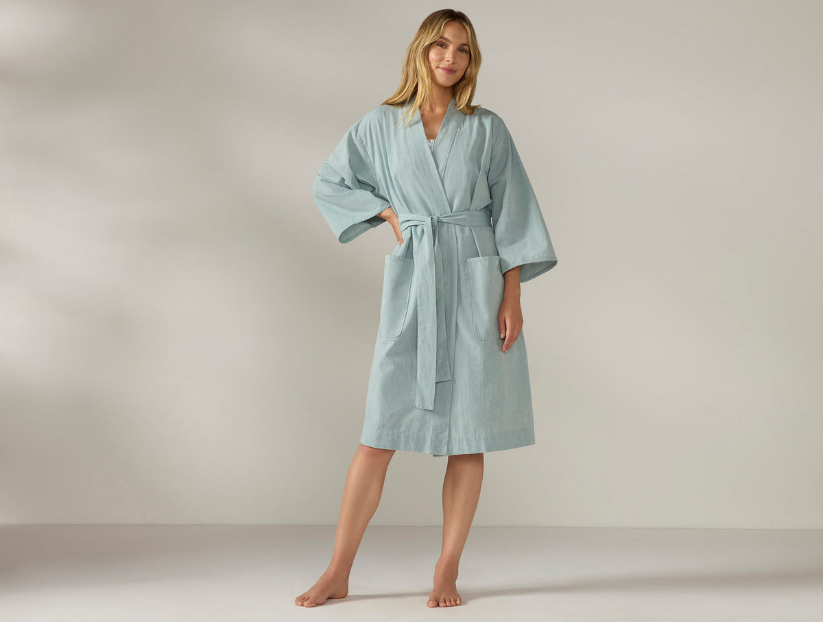 Coyuchi Women&#39;s Isla Organic Cotton Robe