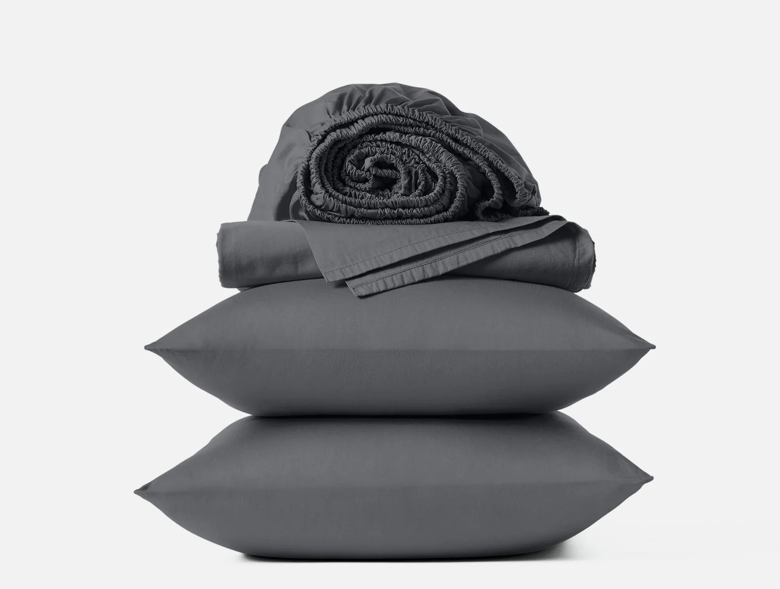 Coyuchi King Graphite Classic Organic Sateen Sheet Set