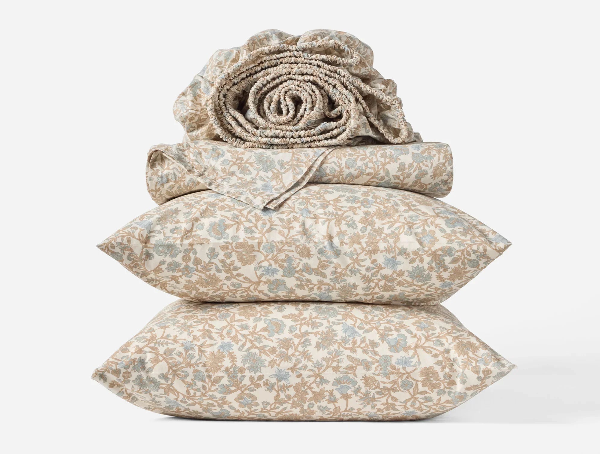 Coyuchi Organic Print Percale Sheet Set