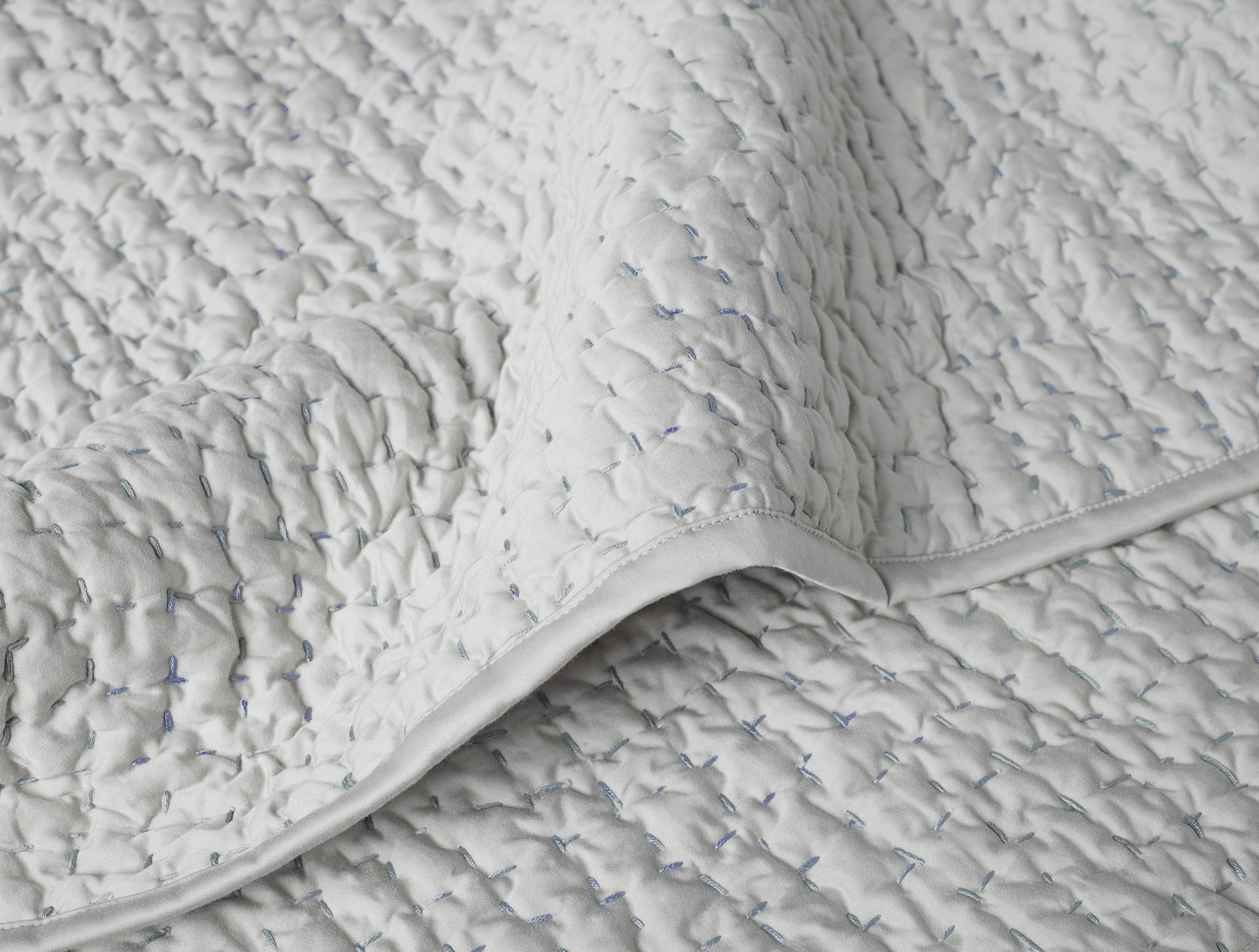 Coyuchi Pebbled Handstitched Organic Toddler Quilt