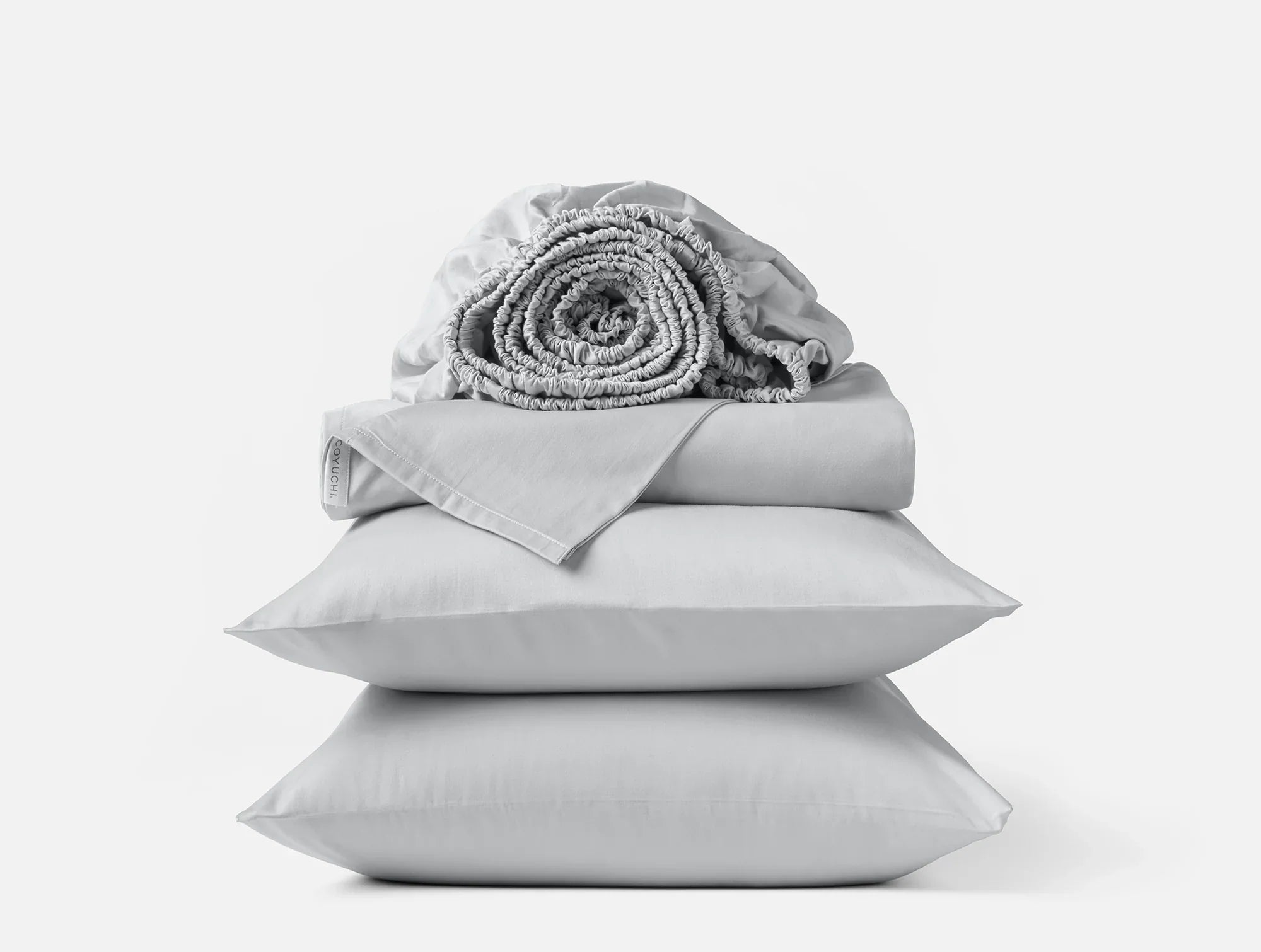 Coyuchi Queen Seal Cloud Soft Organic Sateen Sheet Set