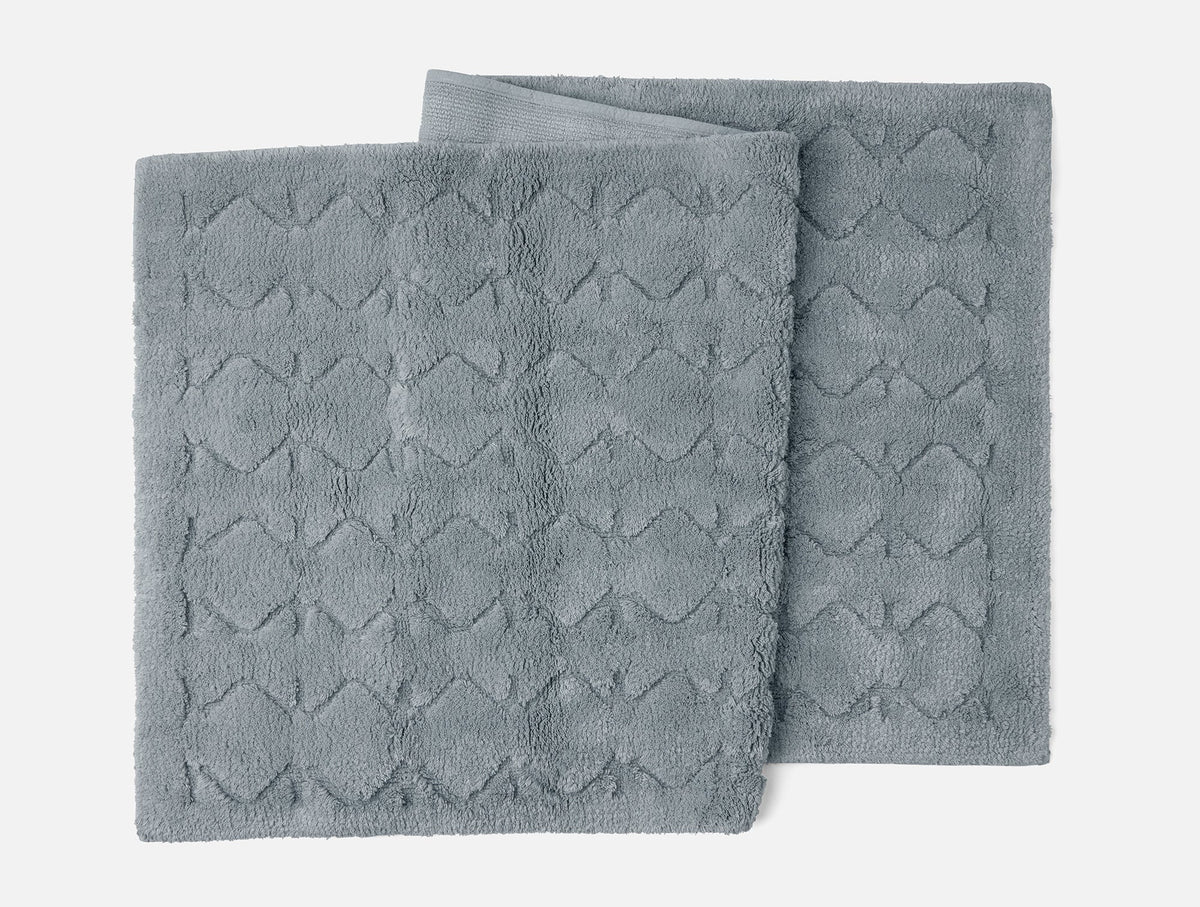 Coyuchi Runner 30"x72" Fossil Diamond Shag Organic Bath Rug