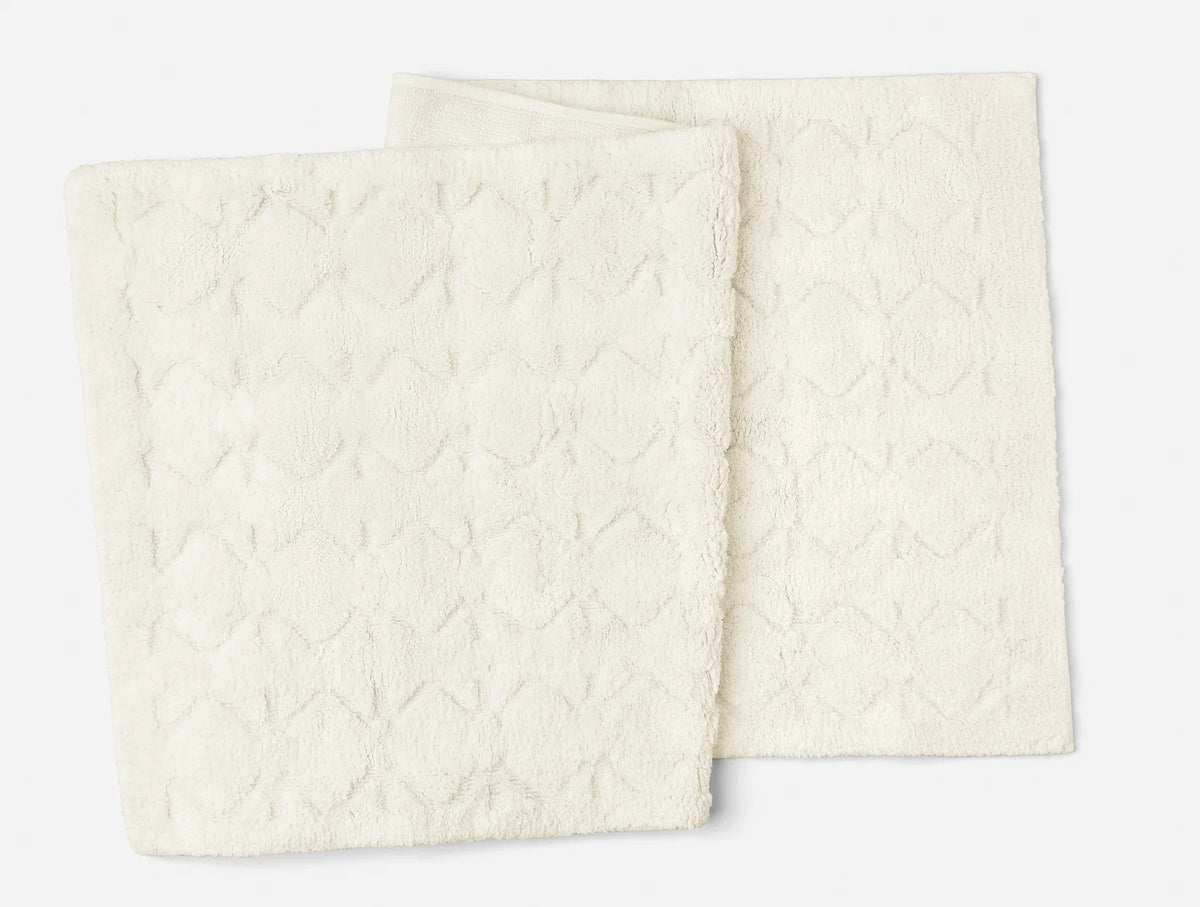 Coyuchi Runner 30"x72" Undyed Diamond Shag Organic Bath Rug