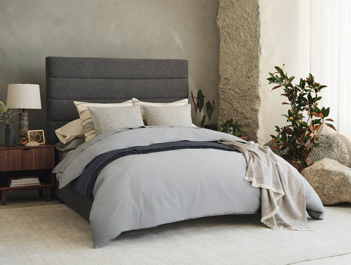 Organic Crinkled Percale™ Duvet Cover