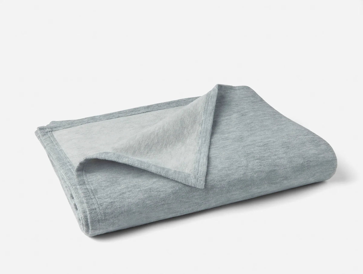 Coyuchi Full Queen Granite Marble Full Circle Recycled Cotton Blanket