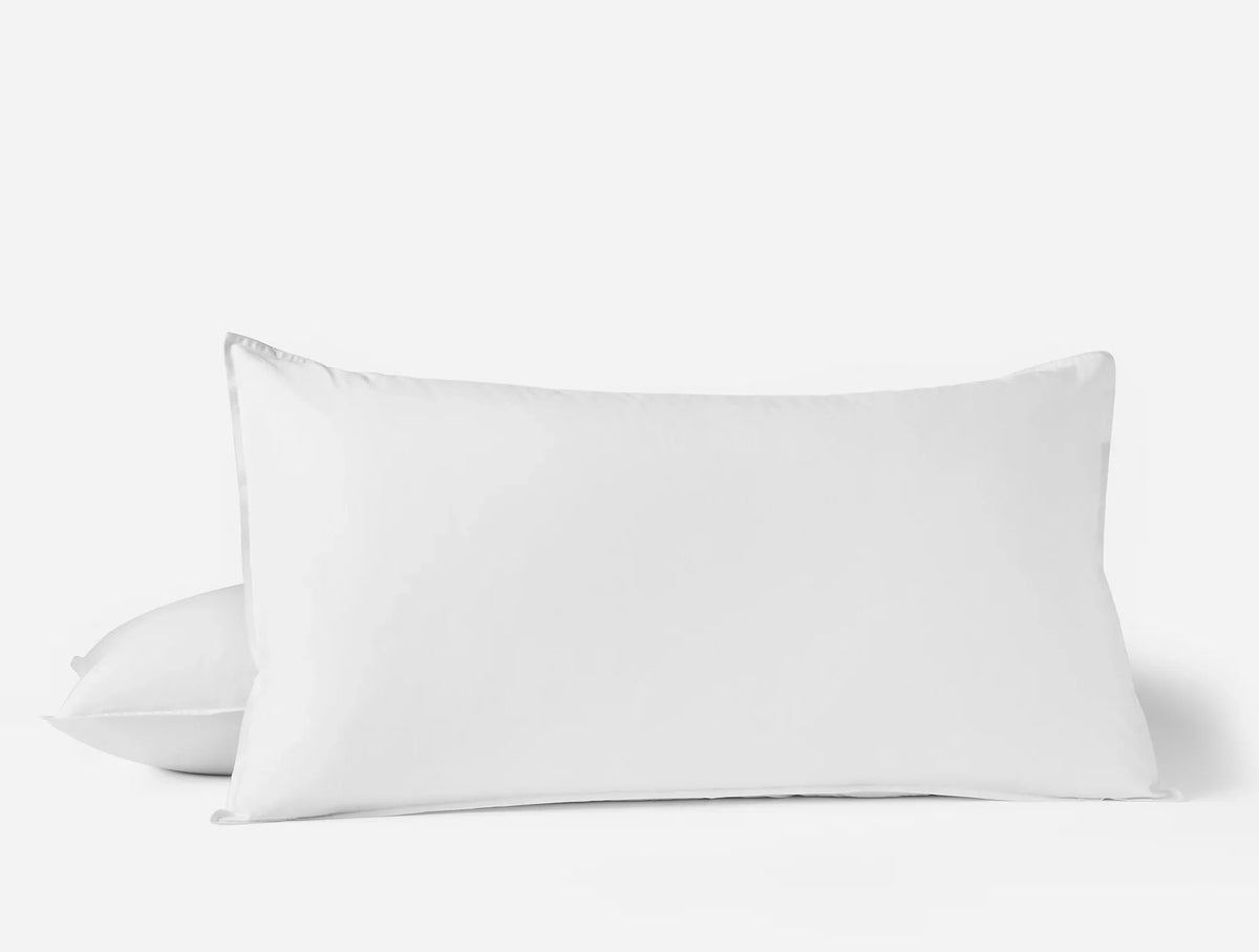 Coyuchi King Sham Alpine White Organic Crinkled Percale Duvet Cover