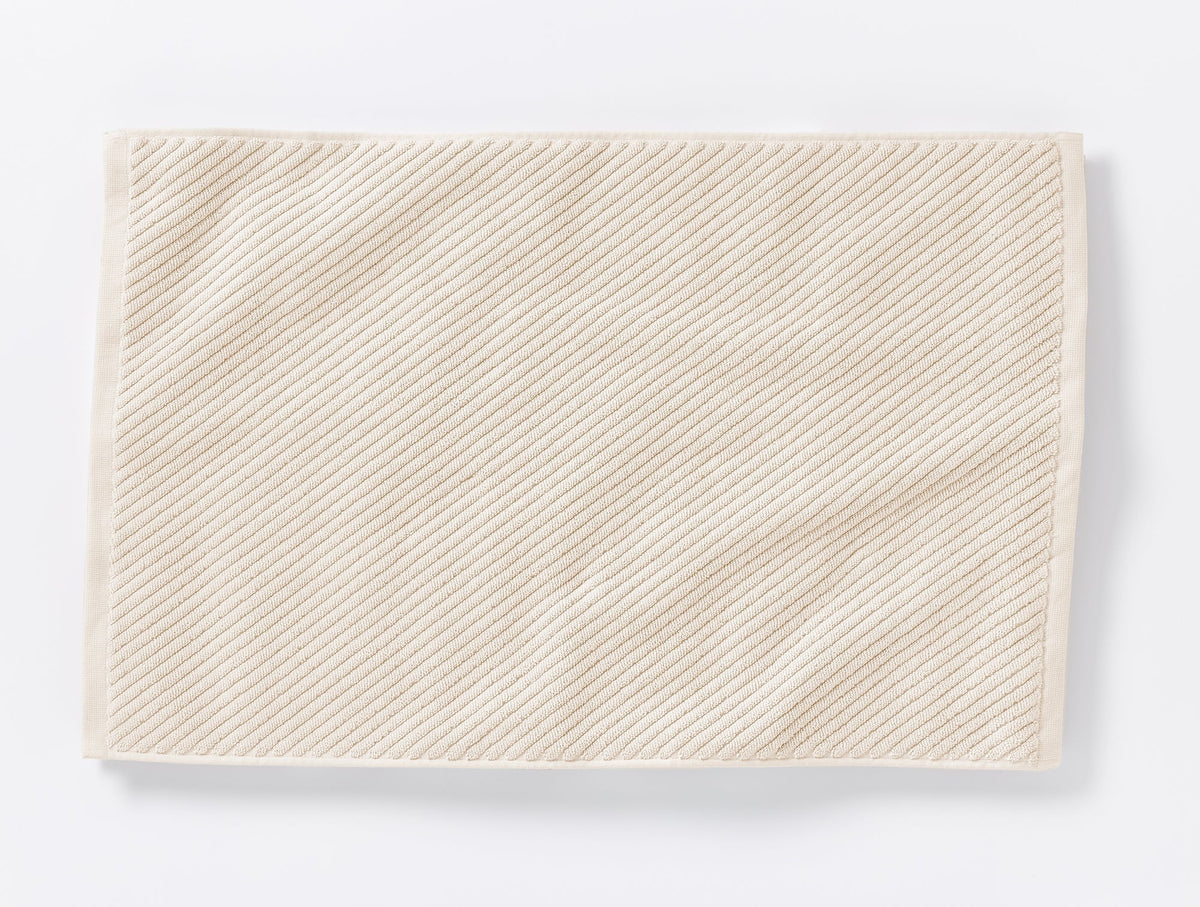 Coyuchi Twill Bath Mat Undyed Air Weight Organic Towels & Bath Mats