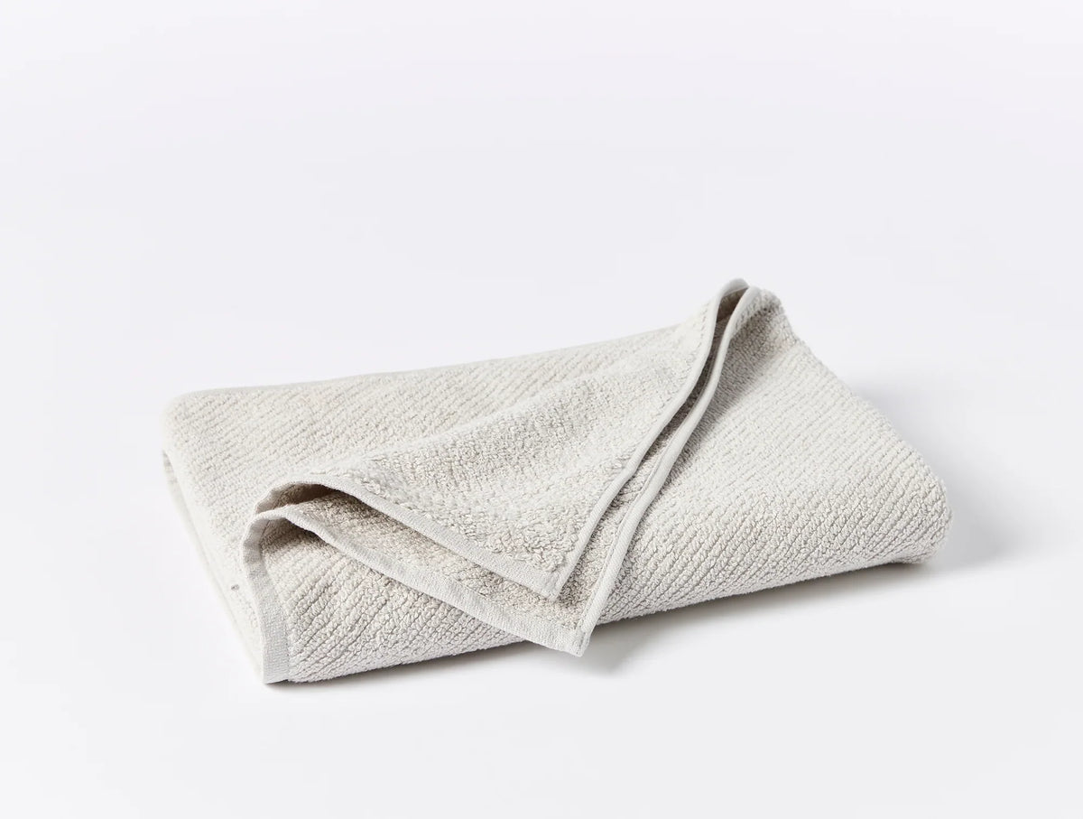 Coyuchi Hand Towel Fog Air Weight Organic Towels &amp; Bath Mats