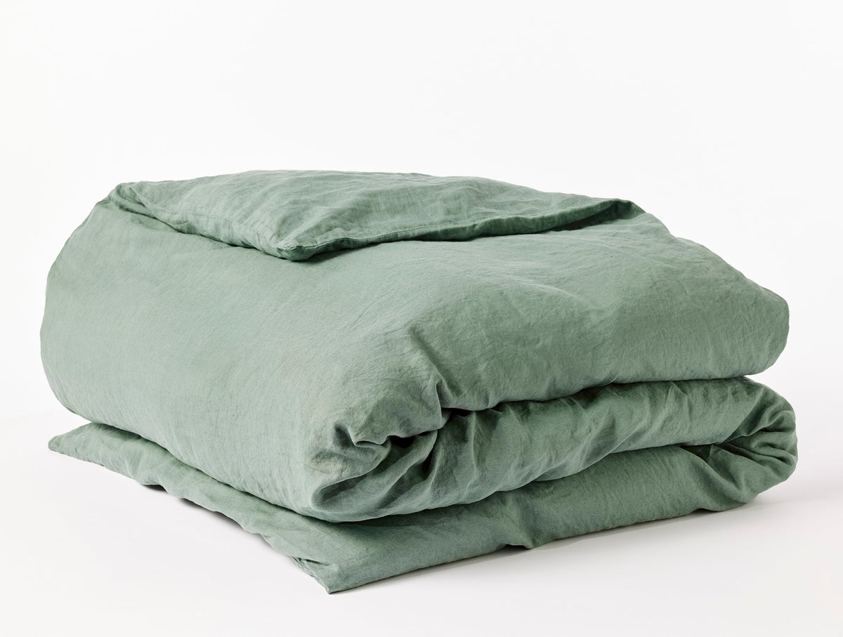Coyuchi Organic Relaxed Linen Duvet Cover
